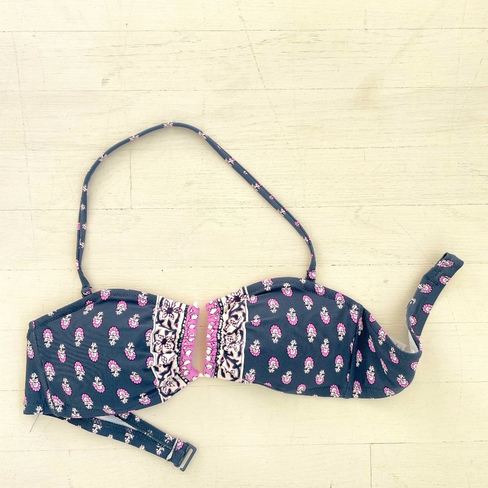 J.Crew U-front bandeau bikini top
